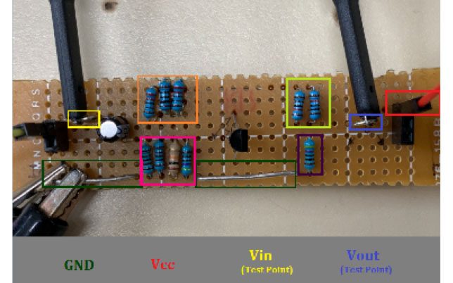 BJT Inverting Amplifier, 4 Resistor Bias