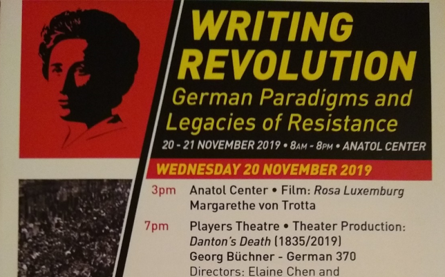 Writing Revolution Conference Poster